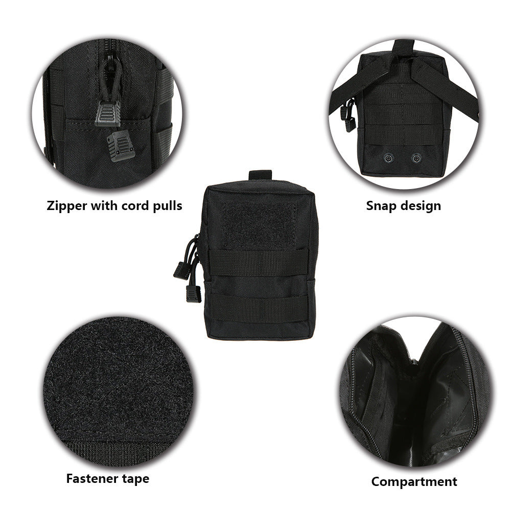 600D outdoor commuter bag molle accessory bag EDC tool coin purse camouflage sports mobile phone waist bag