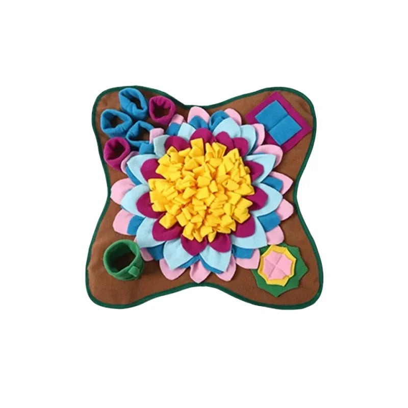 Pet Sniffing Training Mat Dogs Cats Slow Food Mat Educational Stress Relief Bite Resistant Pets Eco-friendly Training Blanket