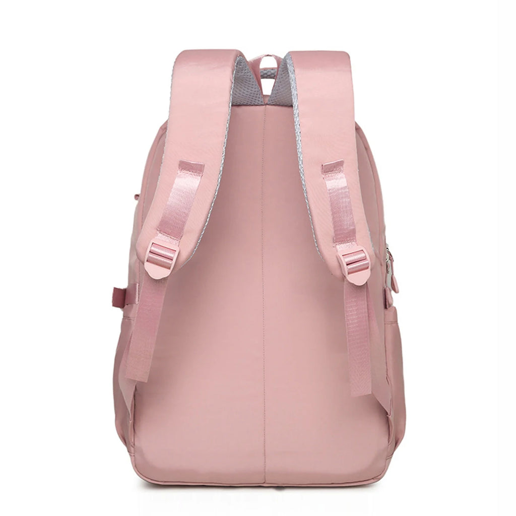 New Large-capacity College Students Lightweight Spine Bag, Outdoor Sports Travel Lovers Backpack, with Computer Pocket Inside