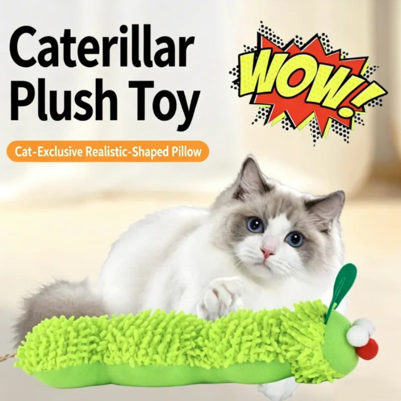Pet Plush Cat Toy Self-Pleasure Amusing Boredom Relief Scratch Bite Resistant Small Animal Playtime Accessory