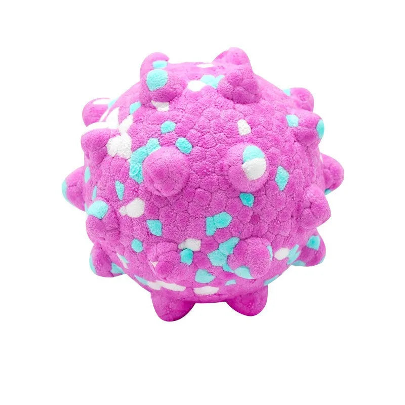 Pet High Elasticity Toy Ball ETPU Material Bite Resistant Dog Interactive Grinding Ball Fun Teeth Cleaning