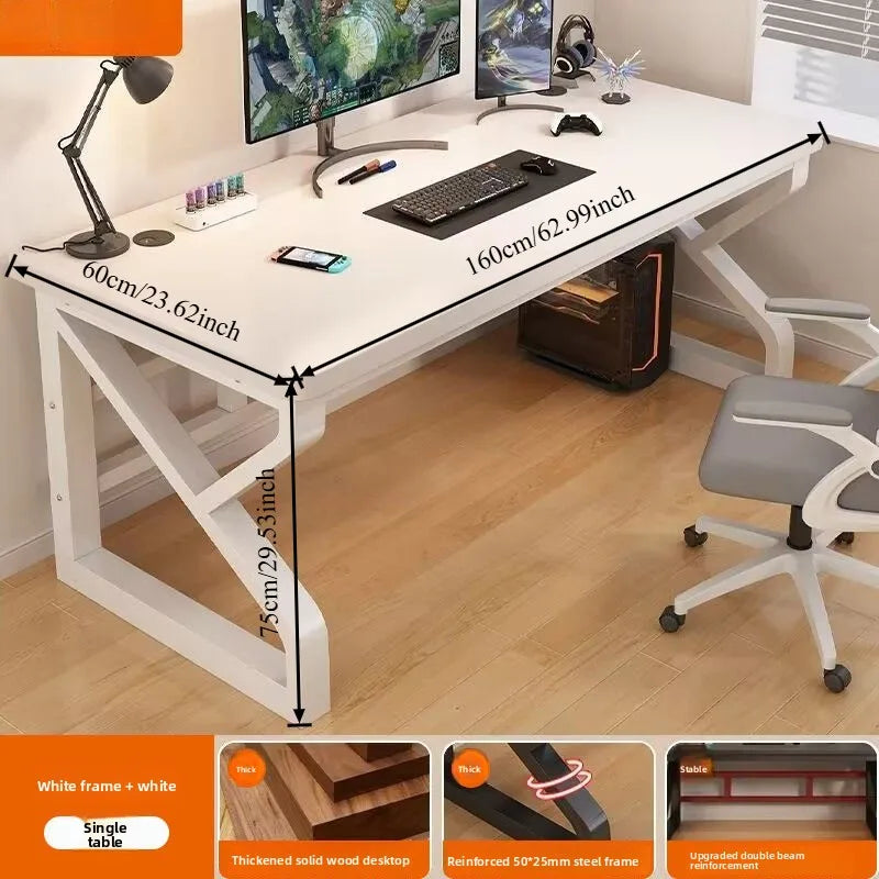 Computer Desk Furniture for Home Office Gaming Desk Workstation Study Desk with Multiple Size Options Modern Home Furniture