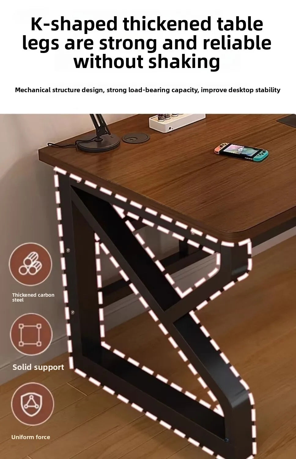 Computer Desk Furniture for Home Office Gaming Desk Workstation Study Desk with Multiple Size Options Modern Home Furniture