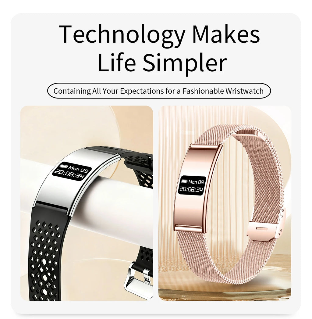 LIGE Utra-thin Wristband Sport Fitness Tracker Health Smart Bracelet Pedometer Heart Rate Monitor Smart Watch Call Reminder