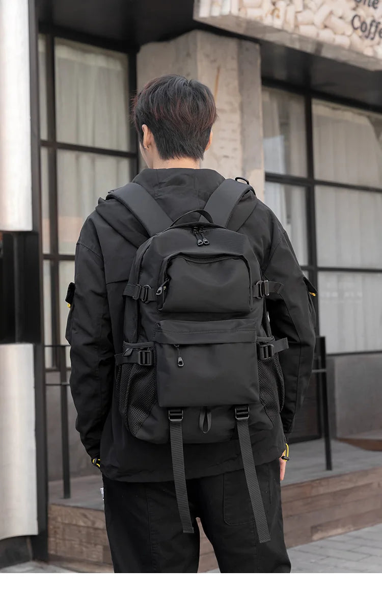 Men Backpack Man Schoolbag Travel Urban Backpacks Waterproof Techwear Oxford Cloth Male Laptop Rucksack Hiking Sport Bagpack