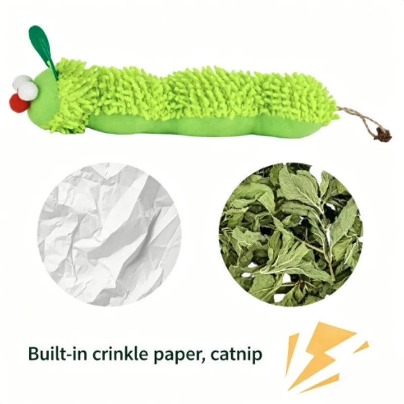 Pet Plush Cat Toy Self-Pleasure Amusing Boredom Relief Scratch Bite Resistant Small Animal Playtime Accessory