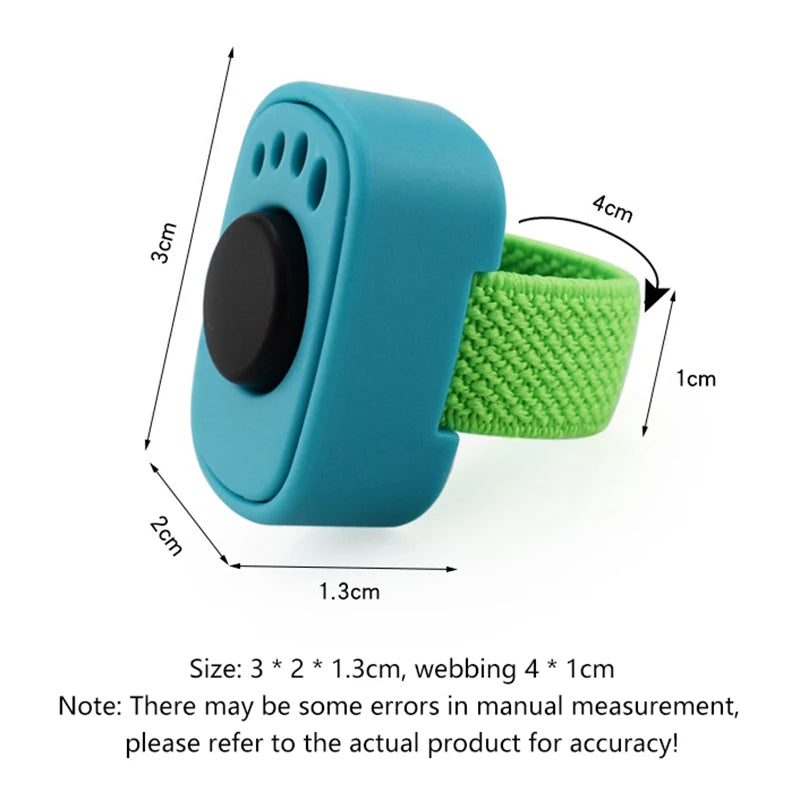 1pc Pet Thumb Training Interactive Acoustic Clicker Trainer No Battery Required Positive Reinforcement Pet Behavior TrainingTool