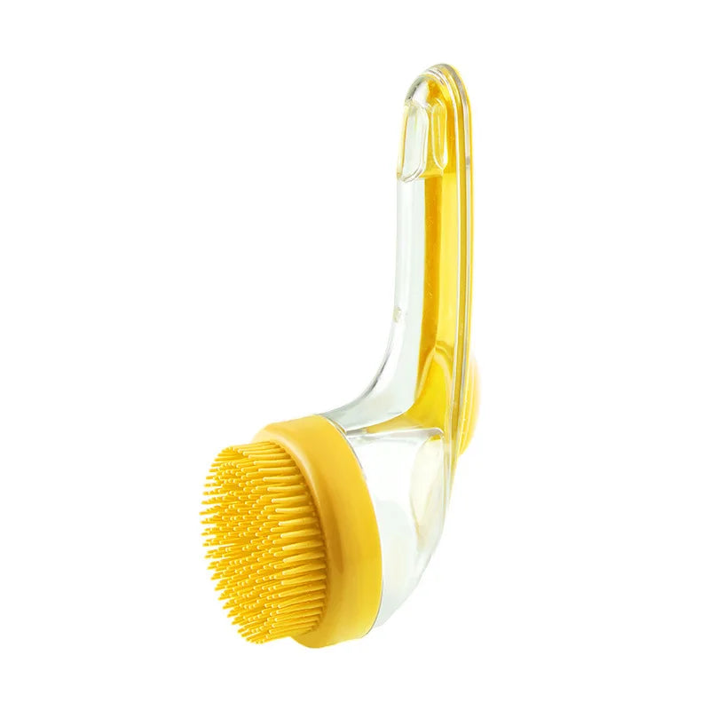 Pet Bath Brush for Dog Cat Liquid Adding Massage Shampoo Brush Pet Hair Washing Scrubbing Grooming Head Massage Comb Small Tools