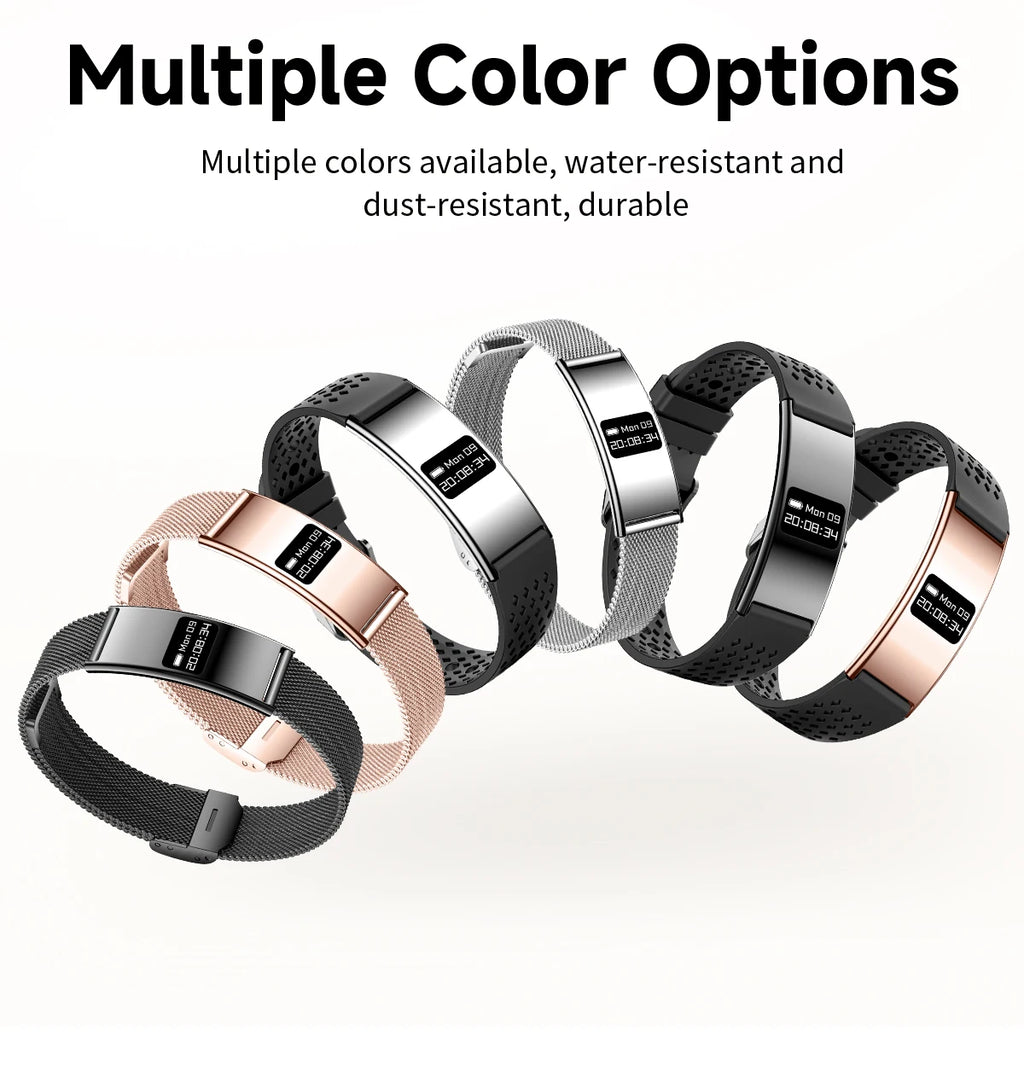 LIGE Utra-thin Wristband Sport Fitness Tracker Health Smart Bracelet Pedometer Heart Rate Monitor Smart Watch Call Reminder