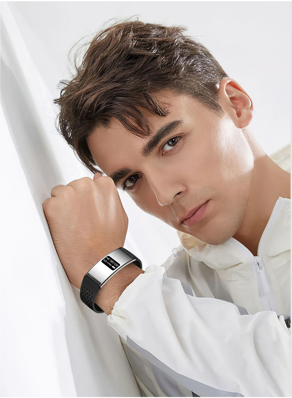 New Men Sports Smart Bracelet Heart Rate Fitness Tracker IPX8 Waterproof Smart Band Pedometer Call Reminder Smartwatches Women