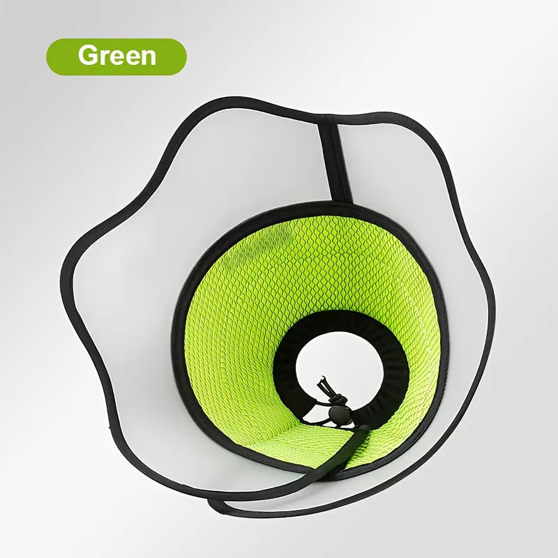 Pet Collar, Made of Both Soft and Hard Materials, Breathable, Anti-scratching and Anti-biting, Suitable for Both Cats and Dogs