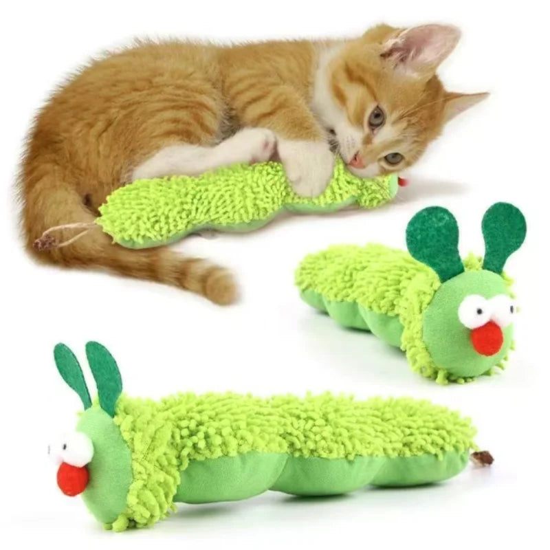 Pet Plush Cat Toy Self-Pleasure Amusing Boredom Relief Scratch Bite Resistant Small Animal Playtime Accessory