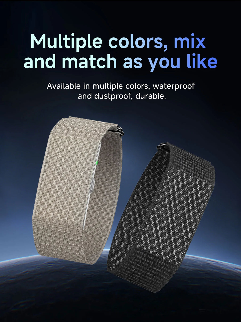 Heart Rate Monitor Smart Bracelet AI Recording 79 Languages 1GB Memory 160+ Modes IP67 Waterproof Sport Fitness Sports Band