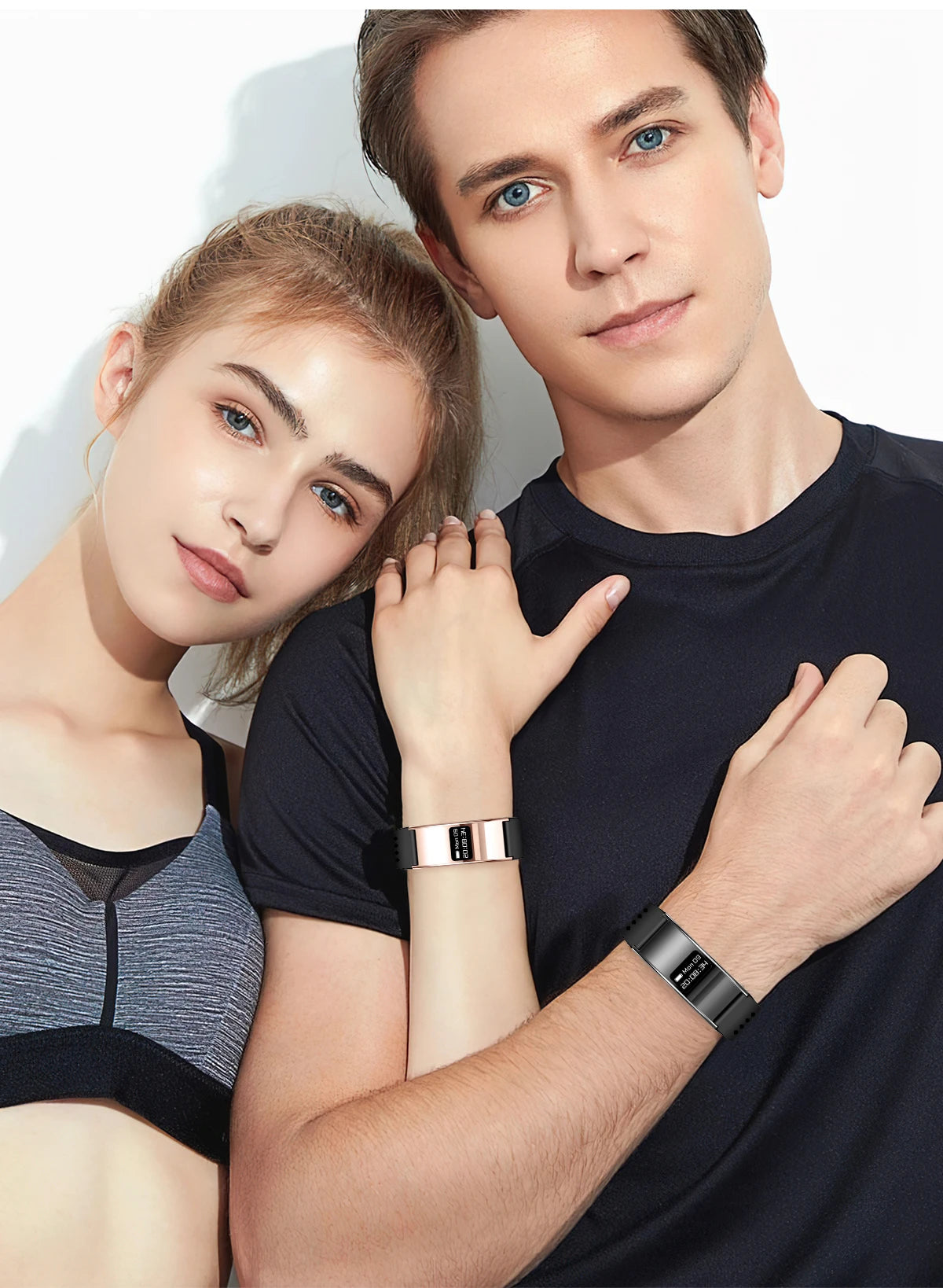 LIGE Utra-thin Wristband Sport Fitness Tracker Health Smart Bracelet Pedometer Heart Rate Monitor Smart Watch Call Reminder
