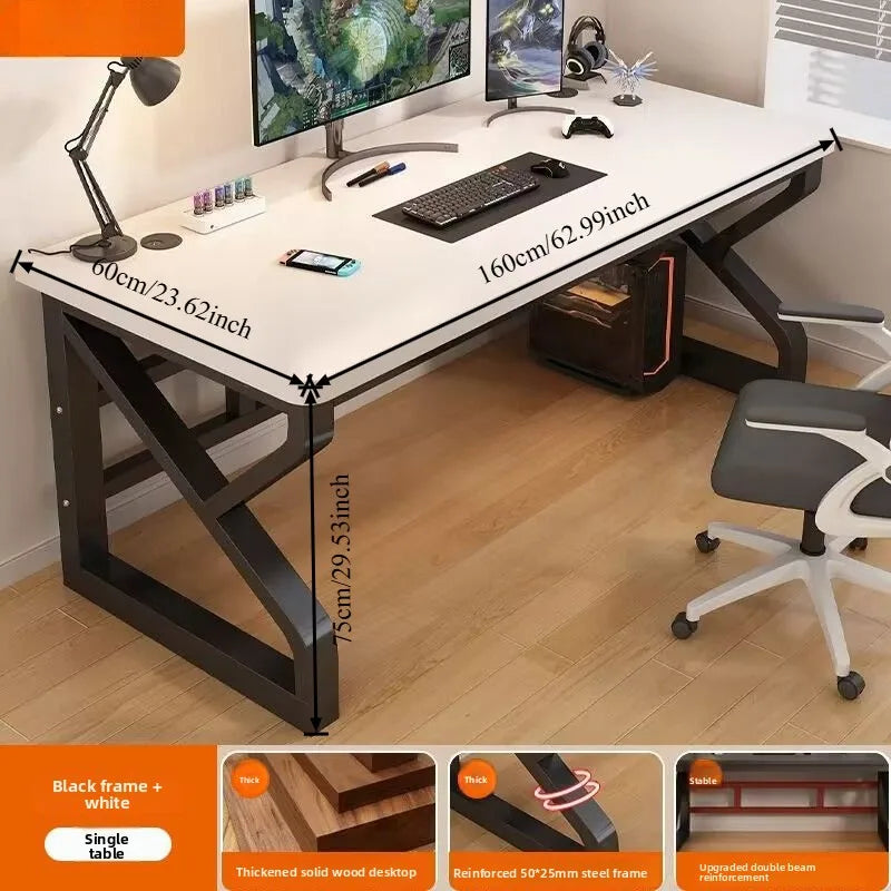 Computer Desk Furniture for Home Office Gaming Desk Workstation Study Desk with Multiple Size Options Modern Home Furniture
