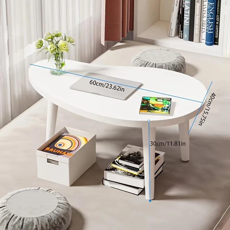 Storage and Display 2 Tier Sofa Table, Small Modern Furniture Living Room&Home, Café Tables