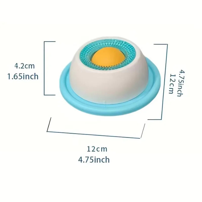 Pet Lick Mat Toy, Slow Feeding Dispenser Mat, Interactive Enrichment Training Toy, Non‑slip Crate Accessory for Dogs Cats