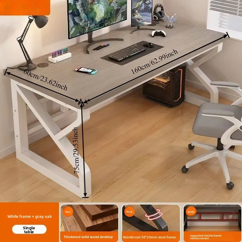 Computer Desk Furniture for Home Office Gaming Desk Workstation Study Desk with Multiple Size Options Modern Home Furniture