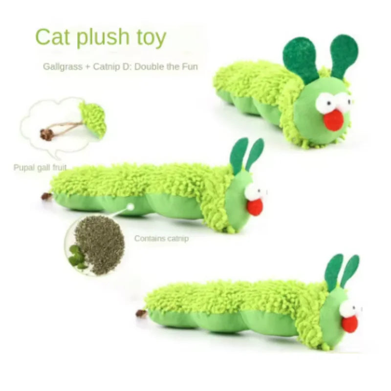 Pet Plush Cat Toy Self-Pleasure Amusing Boredom Relief Scratch Bite Resistant Small Animal Playtime Accessory