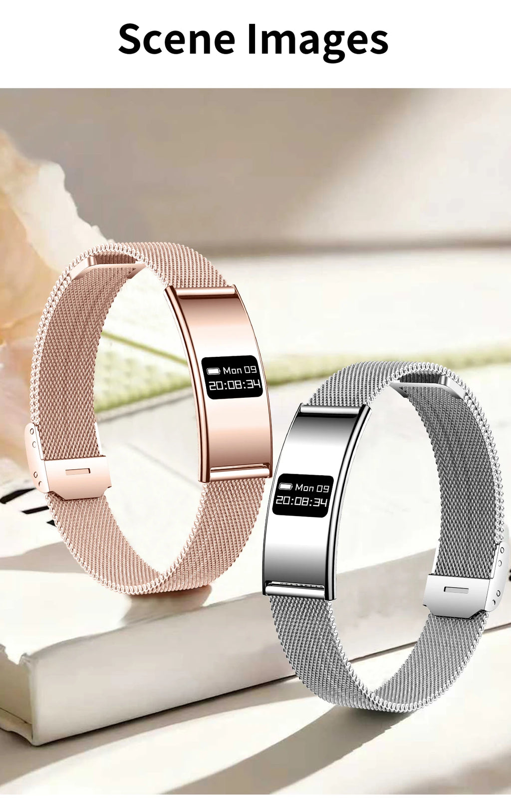 LIGE Utra-thin Wristband Sport Fitness Tracker Health Smart Bracelet Pedometer Heart Rate Monitor Smart Watch Call Reminder