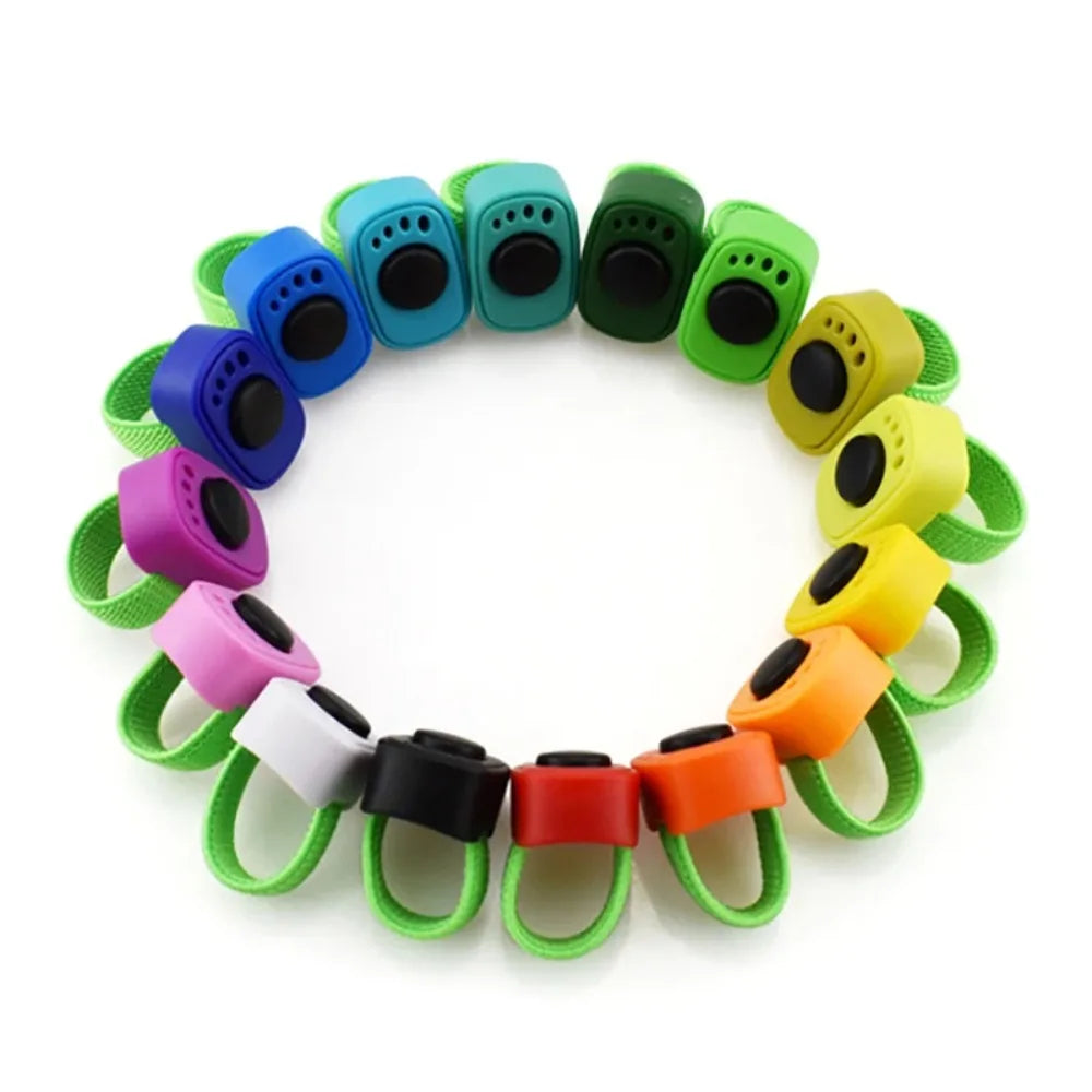 1pc Pet Thumb Training Interactive Acoustic Clicker Trainer No Battery Required Positive Reinforcement Pet Behavior TrainingTool
