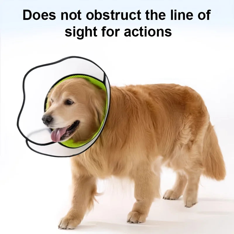 Pet Collar, Made of Both Soft and Hard Materials, Breathable, Anti-scratching and Anti-biting, Suitable for Both Cats and Dogs