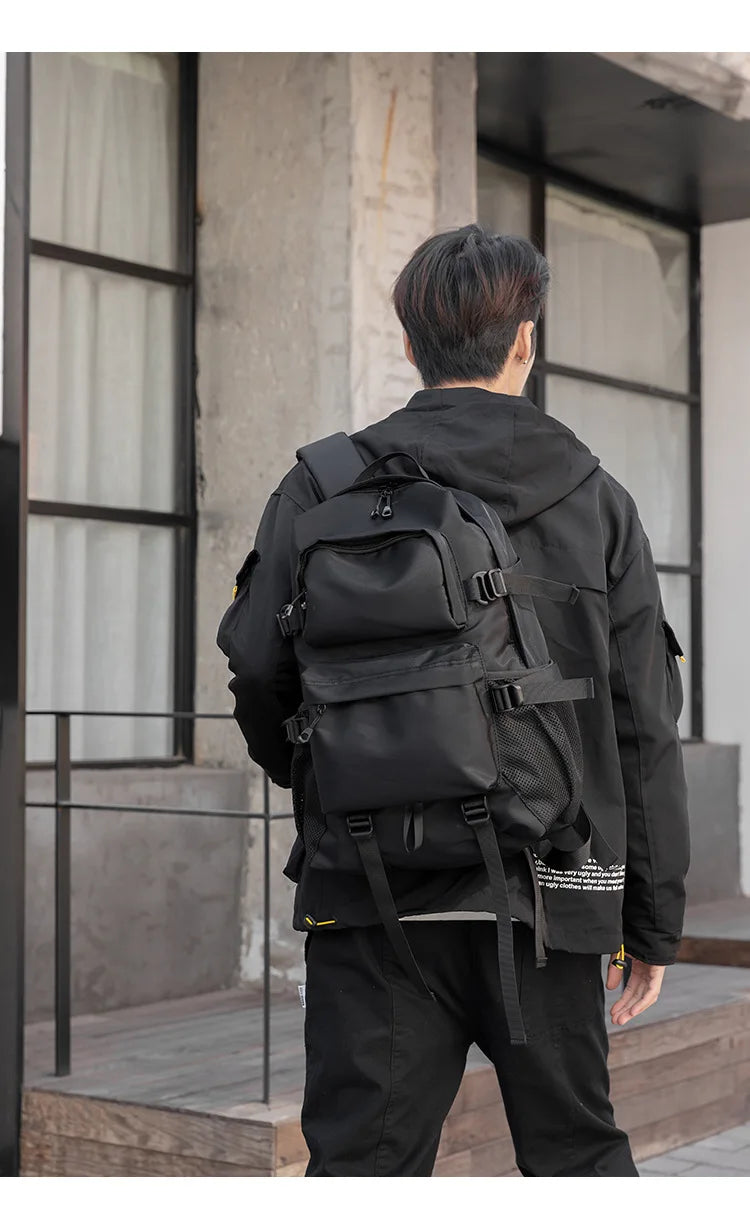 Men Backpack Man Schoolbag Travel Urban Backpacks Waterproof Techwear Oxford Cloth Male Laptop Rucksack Hiking Sport Bagpack