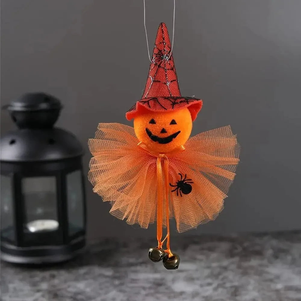 Halloween Decorations Doll Bar Decor Pumpkin Ghost Witch Pendant Scary Halloween Kids Gift Halloween Party Decoration for Home