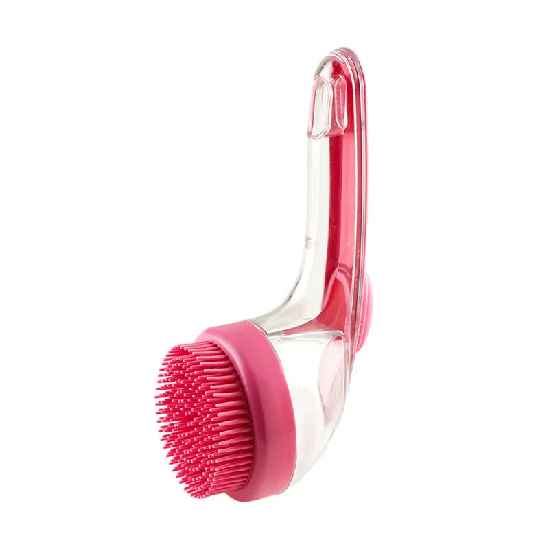 Pet Bath Brush for Dog Cat Liquid Adding Massage Shampoo Brush Pet Hair Washing Scrubbing Grooming Head Massage Comb Small Tools